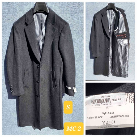 Trench CoatBlackSFull Length 48